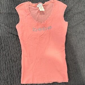 Bebe Coral Short Sleeve Tee